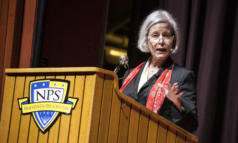 NPS Hall of Famer, Distinguished Alumna Returns to Campus for SGL