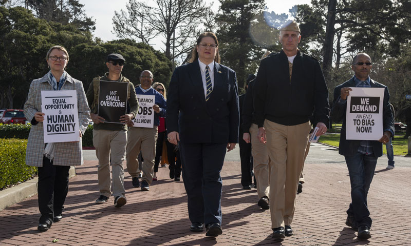 NPS Marches to Honor Dr. Martin Luther King, Jr.